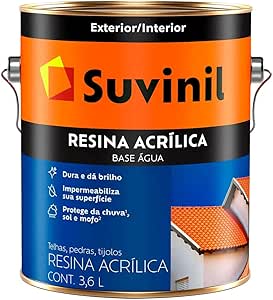 RESINA ACRILICA BASE AGUA INCOLOR 3,6L SUVINIL